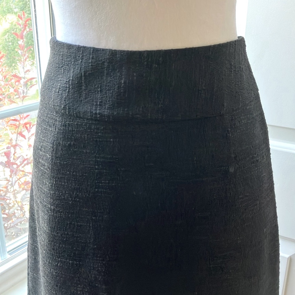 Miel A-line Pleated Mini Skirt Black Size 1 /US 0 - Picture 5 of 12